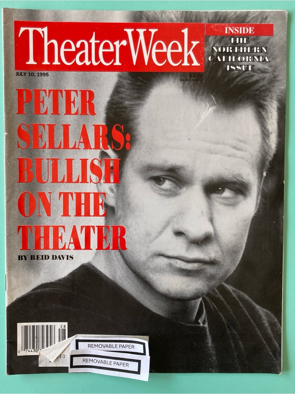 Peter Sellars - Tommy Tune In Buskers Theater Week Magazine July 10 1995 Address